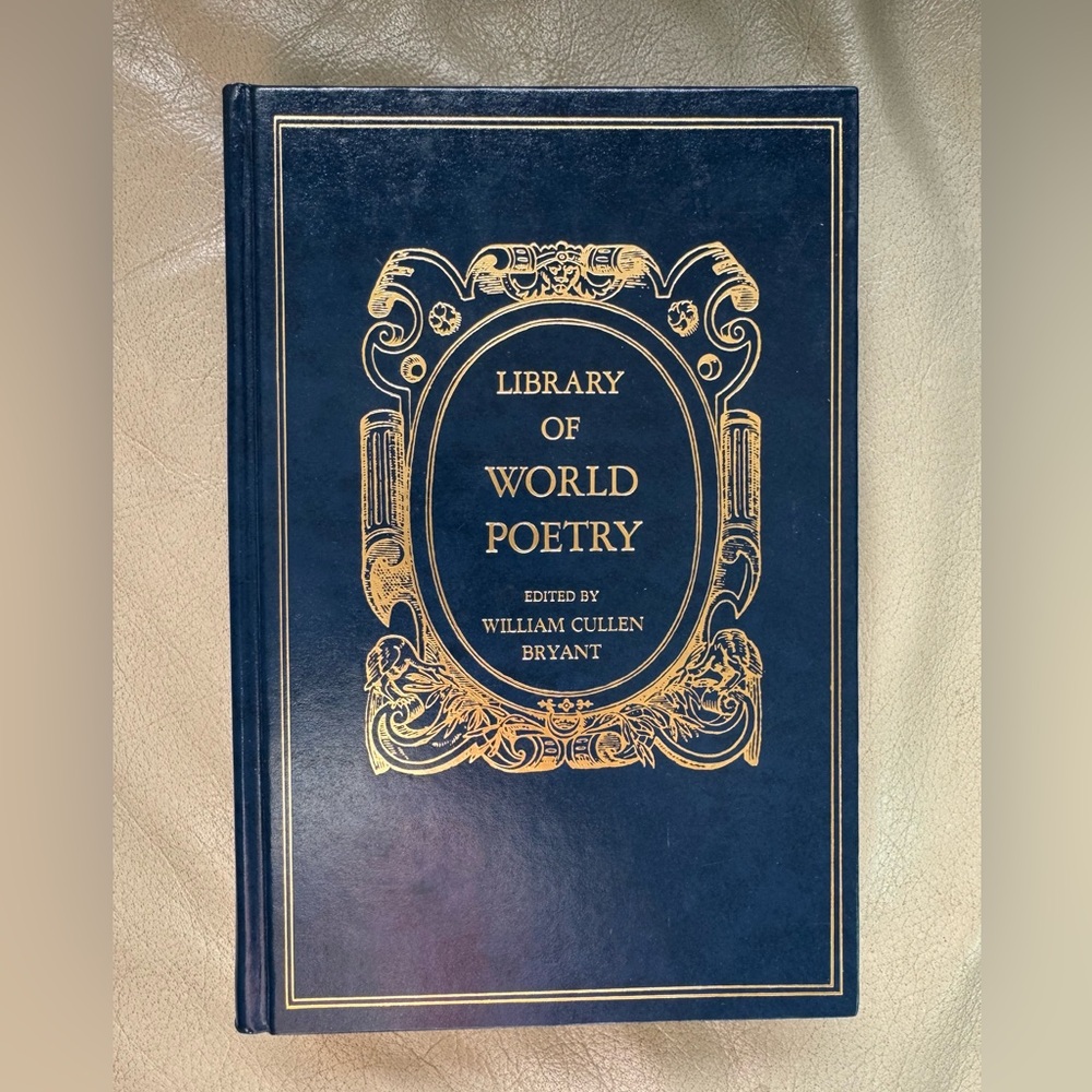 Library Of World Poetry' Edited By William Cullen Bryant Hardcover